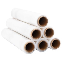 Film étirable 6 pcs transparent 23 μm 50 cm x 300 m 