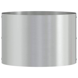 Pot en Métal Galvanisé Galvanisé Métal Galvanisé 30 cm de diamètre 