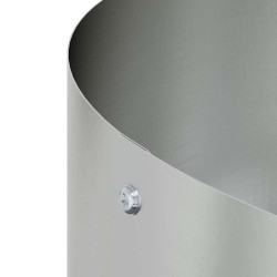Pot en Métal Galvanisé Galvanisé Métal Galvanisé 30 cm de diamètre 