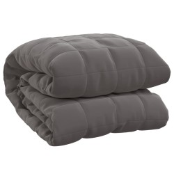 Couverture lestée Gris 235x290 cm 15 kg Tissu 
