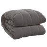 Couverture lestée Gris 235x290 cm 15 kg Tissu 