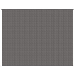 Couverture lestée Gris 235x290 cm 15 kg Tissu 