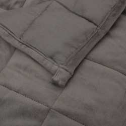 Couverture lestée Gris 235x290 cm 15 kg Tissu 