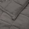 Couverture lestée Gris 235x290 cm 15 kg Tissu 