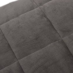 Couverture lestée Gris 235x290 cm 15 kg Tissu 