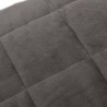 Couverture lestée Gris 235x290 cm 15 kg Tissu 