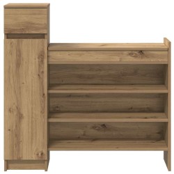 Meuble à chaussures Chêne 100.5x28x100 cm Bois d'ingénierie 
