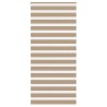 Store zèbre marron sable largeur du tissu 110,9 cm polyester 