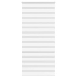 Store zèbre blanc 115x200 cm largeur du tissu 110,9cm polyester 