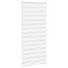Store zèbre blanc 115x200 cm largeur du tissu 110,9cm polyester 