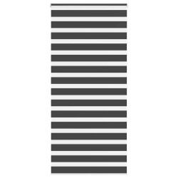 Store zèbre noir 115x200 cm largeur du tissu 110,9 cm polyester 