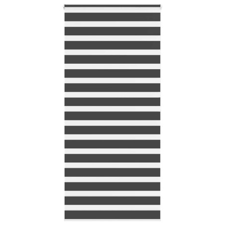 Store zèbre noir 115x200 cm largeur du tissu 110,9 cm polyester 