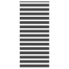 Store zèbre noir 115x200 cm largeur du tissu 110,9 cm polyester 