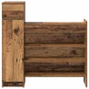 Armoire à chaussures Bois ancien 100.5x28x100 cm Bois reconstitué 