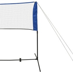 Filet de badminton avec volants 600 x 155 cm 