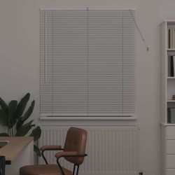 Store de Fenêtre avec des rideaux Autre Blanc 80 x 130 cm Aluminium 