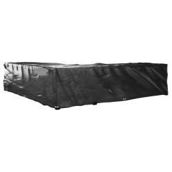 Housses de salon de jardin en forme de L 2 pcs 20 œillets 