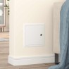 Panneau d'Accès 2 pcs Blanc 20 x 20 cm Acier 