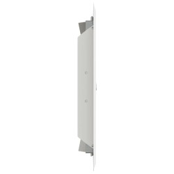Panneau d'Accès 2 pcs Blanc 20 x 20 cm Acier 