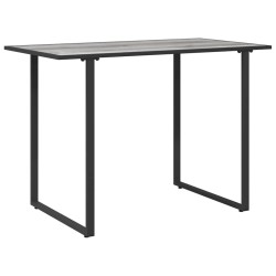 Table de Jardin Grise 100x55x70 cm DPC et Acier 