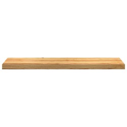 Marches d'escalier 2 pcs marron clair 100x25x2 cm chêne massif 
