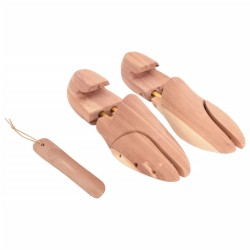 Tendeur de chaussures avec chausse-pied EU 38-39 bois de cèdre 