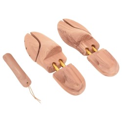 Tendeur de chaussures avec chausse-pied EU 38-39 bois de cèdre 