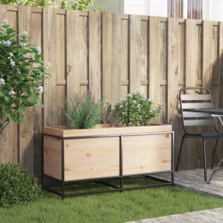 Jardinière 100x40x50 cm bois de pin massif 