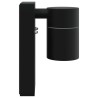 Lumières Murales Extérieures 2 pcs Acier Inoxydable Noir IP44 