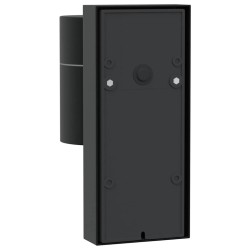 Lumières Murales Extérieures 2 pcs Acier Inoxydable Noir IP44 