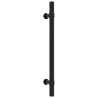 Poignées d'armoire 20 pcs noir 160 mm acier inoxydable 