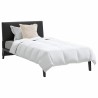 Couette avec oreiller 2 pcs Blanc 140 x 220 cm Bas 