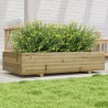 Jardinière 110x60x26,5 cm bois de pin imprégné 