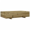 Jardinière 110x60x26,5 cm bois de pin imprégné 