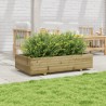 Jardinière 110x60x26,5 cm bois de pin imprégné 