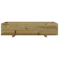 Jardinière 110x60x26,5 cm bois de pin imprégné 