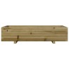 Jardinière 110x60x26,5 cm bois de pin imprégné 