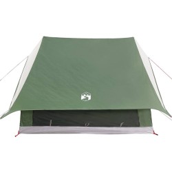 Tente de camping A-Frame 5 personnes verte et étanche 