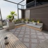 Tapis d'extérieur ARAKIL marron 140x200 cm PP 