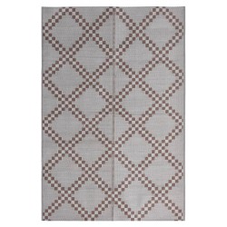 Tapis d'extérieur ARAKIL marron 140x200 cm PP 