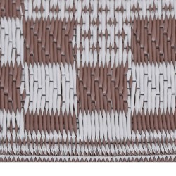 Tapis d'extérieur ARAKIL marron 140x200 cm PP 