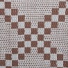 Tapis d'extérieur ARAKIL marron 140x200 cm PP 