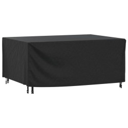 Housse de salon de jardin noir 172x113x73 cm imperméable 420D 