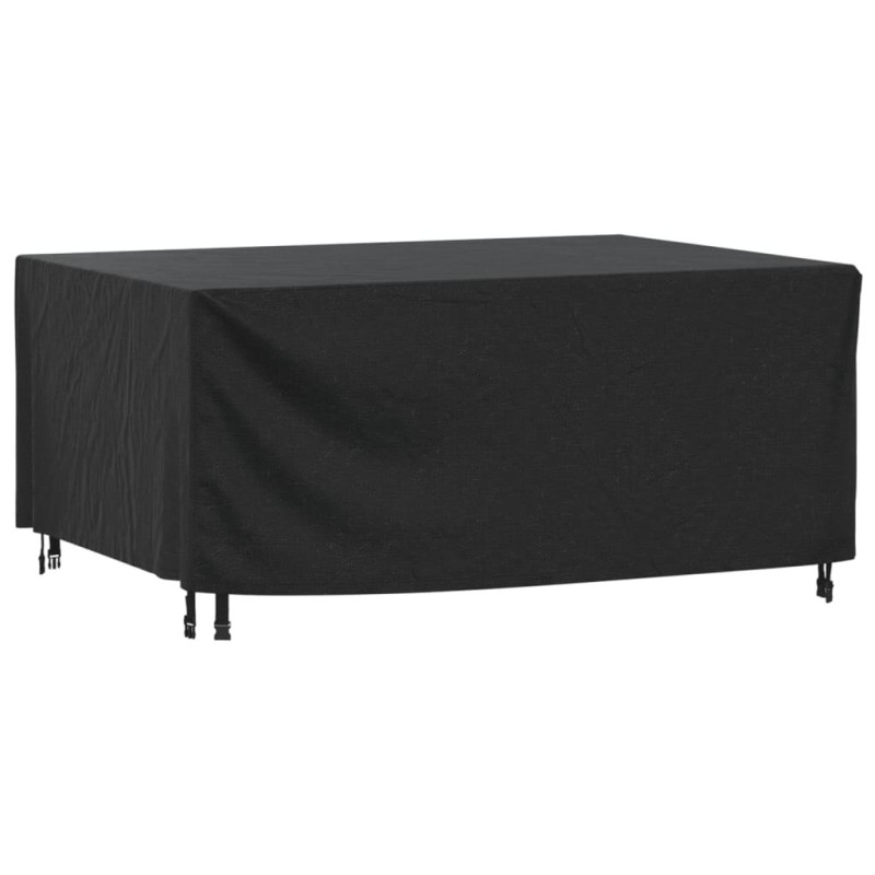 Housse de salon de jardin noir 172x113x73 cm imperméable 420D 