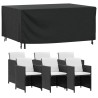 Housse de salon de jardin noir 172x113x73 cm imperméable 420D 