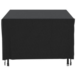Housse de salon de jardin noir 172x113x73 cm imperméable 420D 