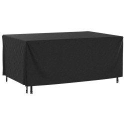 Housse de salon de jardin noir 172x113x73 cm imperméable 420D 