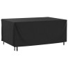 Housse de salon de jardin noir 172x113x73 cm imperméable 420D 