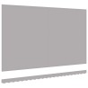 Tissu de remplacement de store pour cadre de 5x3.5 m Gris clair 