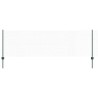 Poteaux de Clôture 11 pcs U-Channel Vert 80 cm Acier 
